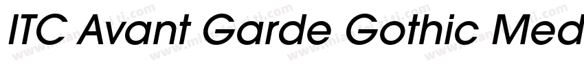 ITC Avant Garde Gothic Medium常字体转换